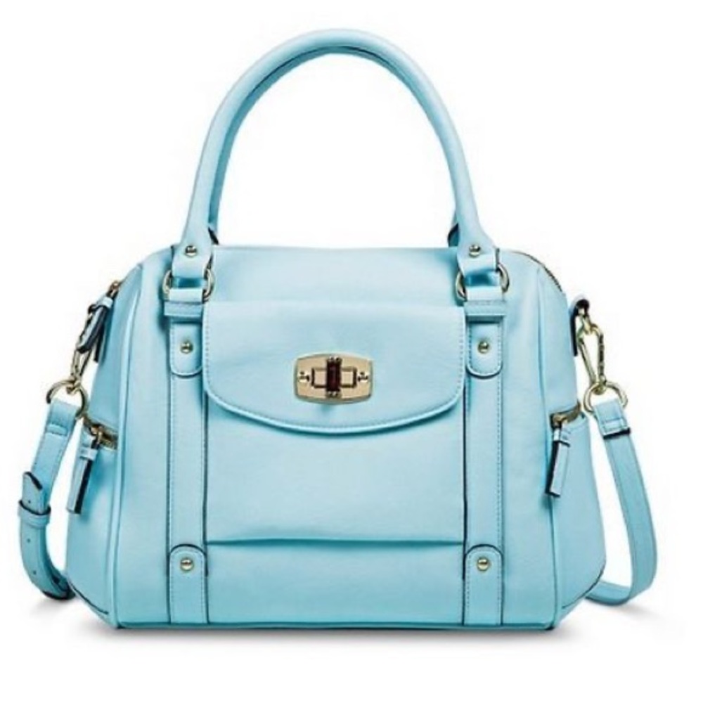 Merona Sky Blue Satchel